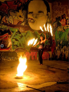 The Ultimate Bangkok Party Experience - Fire Dancer Zazi!